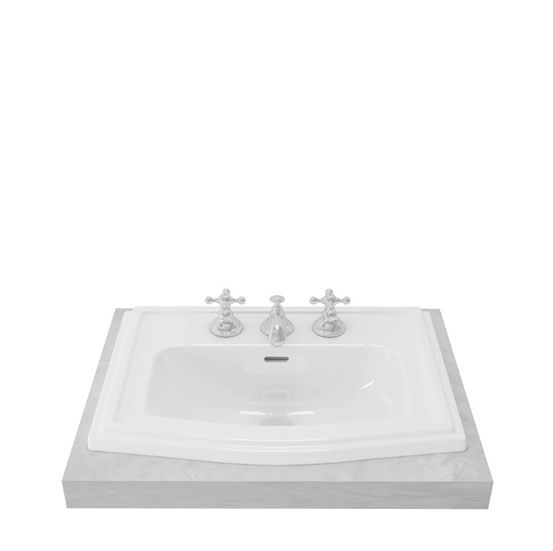 Chậu lavabo dương vành TOTO LW781J