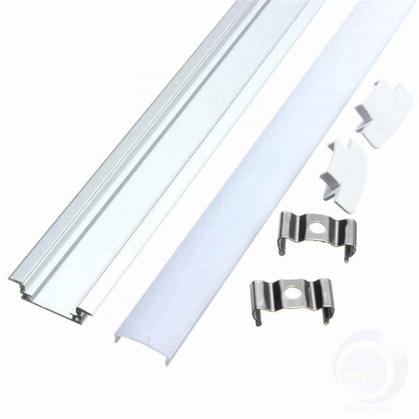 Nẹp nhôm dùng cho LED dây trong nhà Nanoco