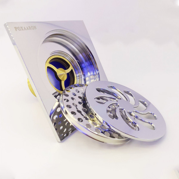 Phễu thoát sàn Foxaaron 10x10cm HP-NK-8007-17