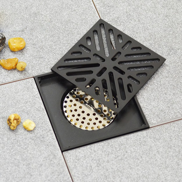 Phễu thoát sàn Foxaaron 12x12cm HP-8012-2