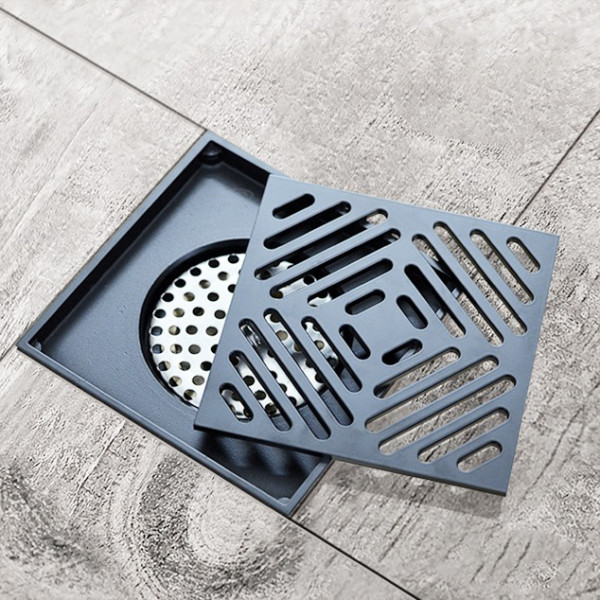 Phễu thoát sàn Foxaaron 12x12cm HP-8012-4