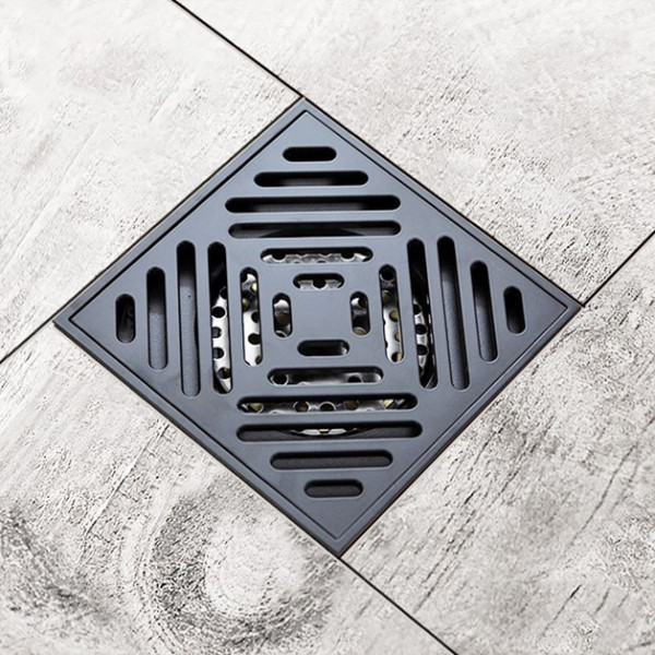 Phễu thoát sàn Foxaaron 12x12cm HP-8012-4