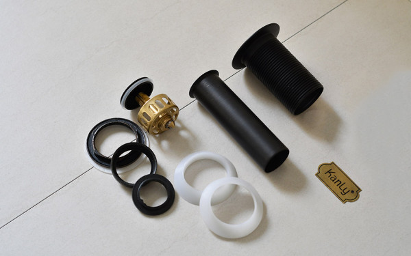 Bộ xả nhấn lavabo Kanly đầu xả bằng đồng GCX01B