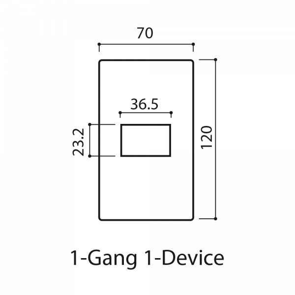Mặt 1 thiết bị dòng WIDE-W Panasonic WEV68010