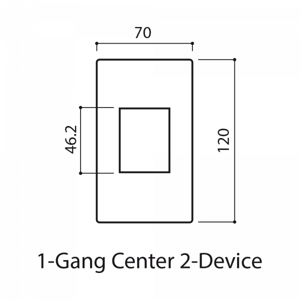 Mặt dùng riêng cho ổ đơn 3 chấu dòng WIDE-W Panasonic WEV680290