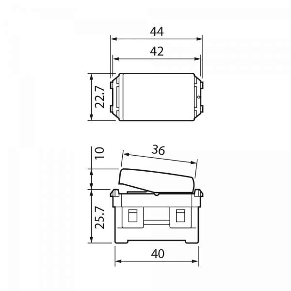 Công tắc đảo chiều dòng WIDE-W Panasonic WEG5004