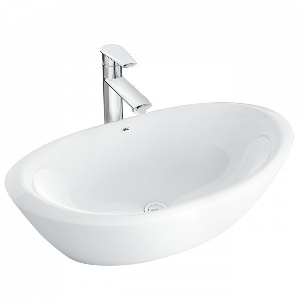Chậu rửa lavabo đặt bàn INAX AL-456V (AL456V) men Aqua Ceramic
