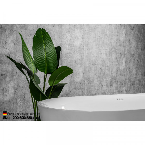 Bồn tắm đặt sàn massage 1.7m MOWOEN MW8229-170.MS