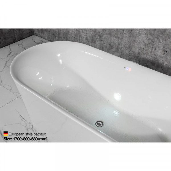 Bồn tắm đặt sàn massage 1.7m MOWOEN MW8229-170.MS