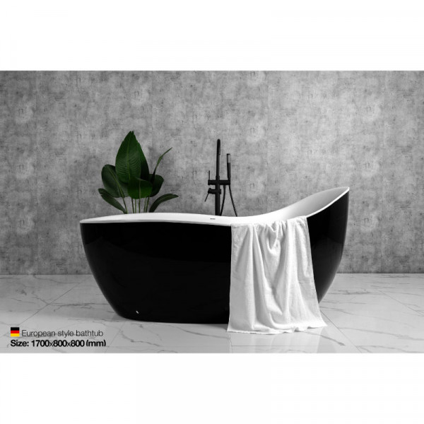 Bồn tắm đặt sàn massage 1.7m MOWOEN MW8213-170WB.MS