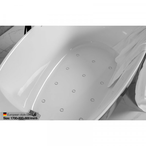 Bồn tắm đặt sàn massage 1.7m MOWOEN MW8213-170WB.MS