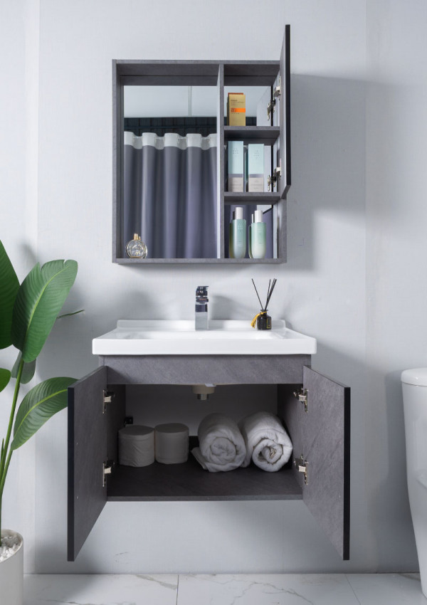 Bộ tủ chậu và tủ gương size 600mm MOWOEN MW6947-60