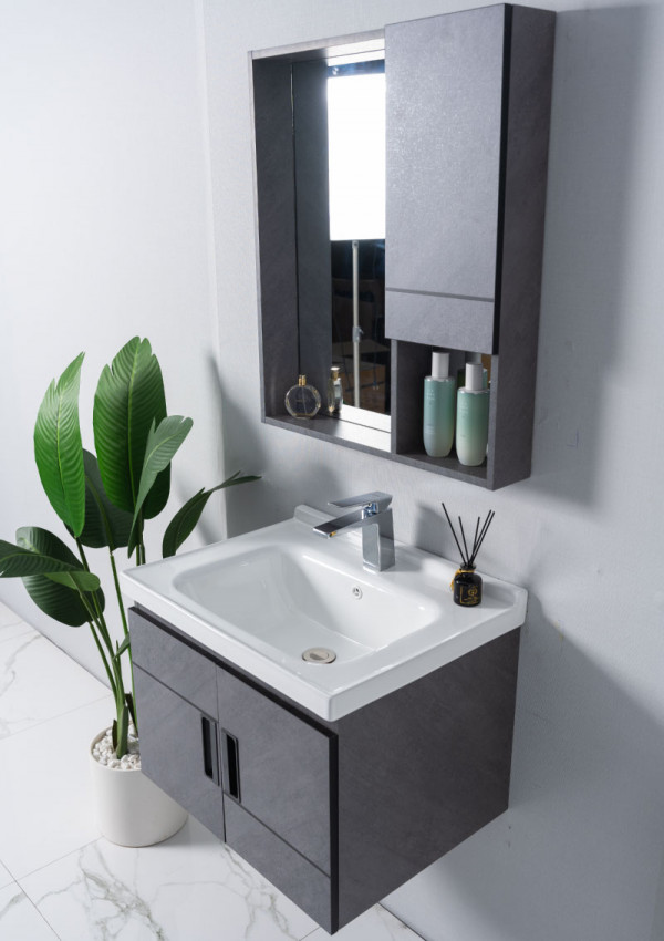 Bộ tủ chậu và tủ gương size 600mm MOWOEN MW6947-60