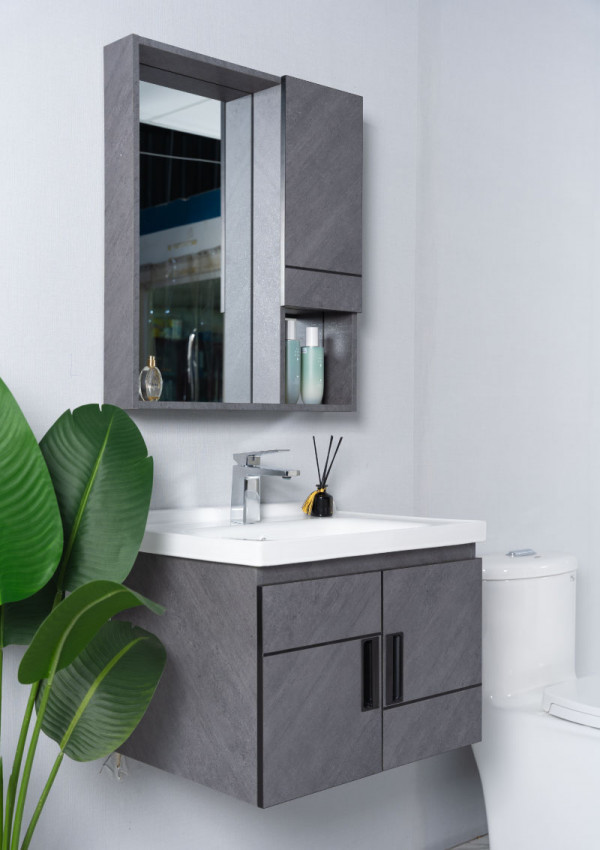 Bộ tủ chậu và tủ gương size 600mm MOWOEN MW6947-60