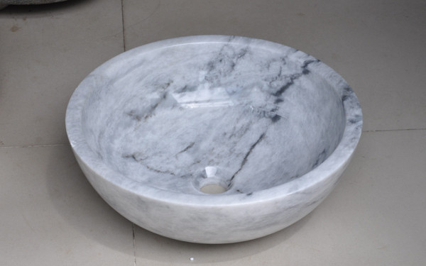 Chậu lavabo đặt bàn Kanly đá Marble tự nhiên MAR133N