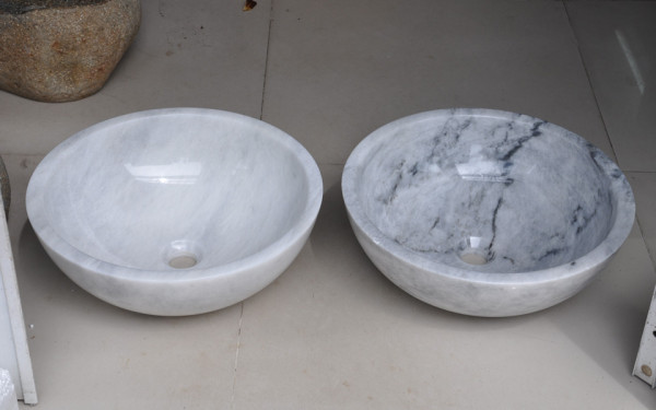 Chậu lavabo đặt bàn Kanly đá Marble tự nhiên MAR133N