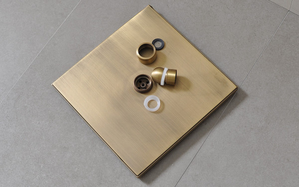 Bát sen vuông bằng đồng Kanly GCK92