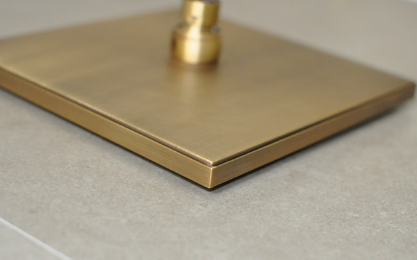 Bát sen vuông bằng đồng Kanly GCK92