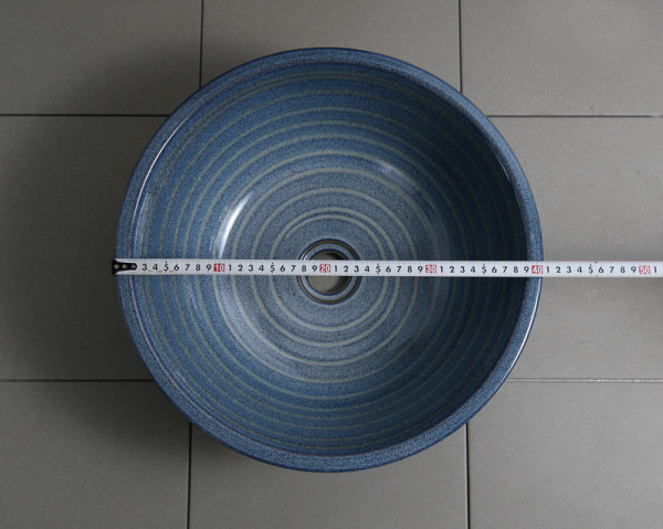 Chậu lavabo đặt bàn Kanly sứ hoa văn SU018