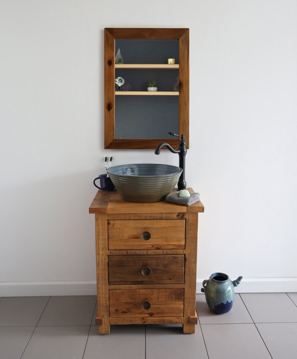 Chậu lavabo đặt bàn Kanly sứ hoa văn SU018