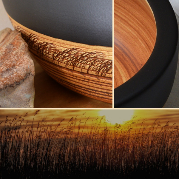 Chậu lavabo đặt bàn Kanly sứ hoa văn SU015