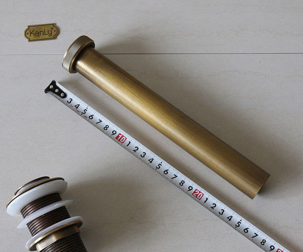 Ống nối đầu xả lavabo 25cm Kanly GCX01PK