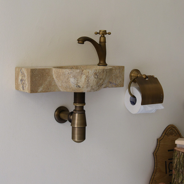 Chậu lavabo đặt bàn Kanly đá nhỏ mini MAR6M