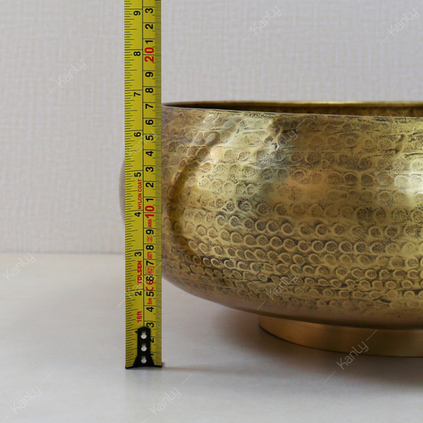 Chậu lavabo đặt bàn Kanly bằng đồng RSC122V/21V