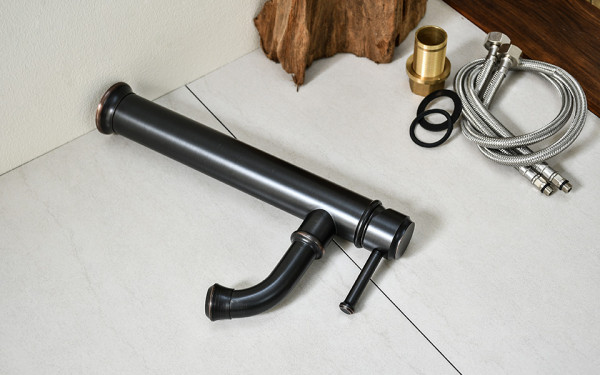 Vòi chậu lavabo nóng lạnh bằng đồng Kanly GCA20B/V20B