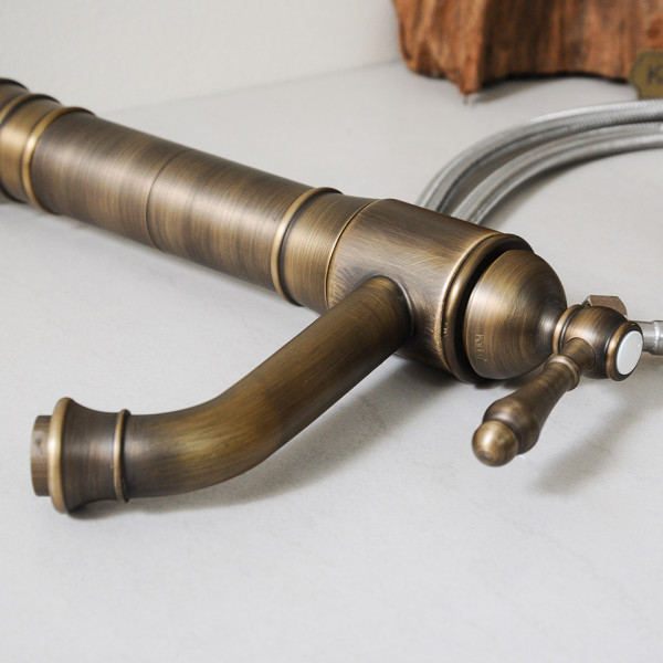 Vòi chậu lavabo nóng lạnh bằng đồng Kanly GCA13/GCV13