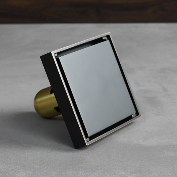 Phễu thoát sàn bằng đồng 10x10cm Kanly GCP10B