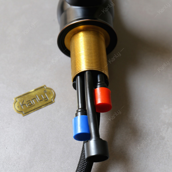 Vòi rửa bát nóng lạnh bằng đồng Kanly GCC09B