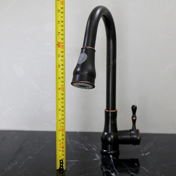 Vòi rửa bát nóng lạnh bằng đồng Kanly GCC09B