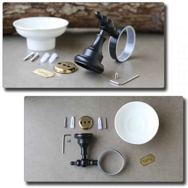 Giá để xà phòng bằng đồng Kanly GCK04B