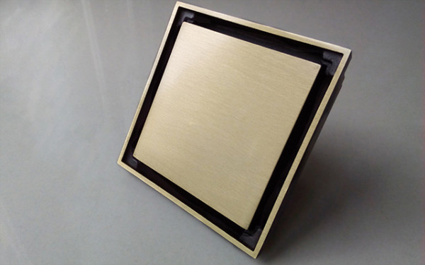 Phễu thoát sàn bằng đồng 10x10cm Kanly GCP10