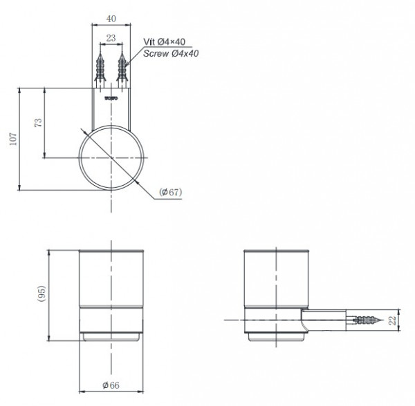 Lô bàn chải GB TOTO YAT201V
