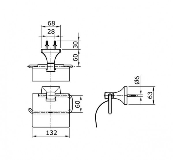 Lô giấy vệ sinh TOTO TX703AW