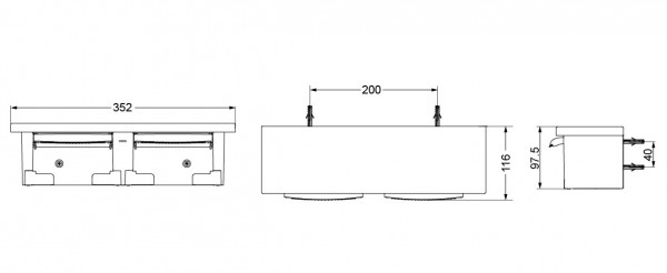 Lô giấy vệ sinh đôi TOTO DS716WR