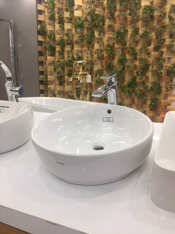 Chậu rửa lavabo đặt bàn TOTO LW895JW/F