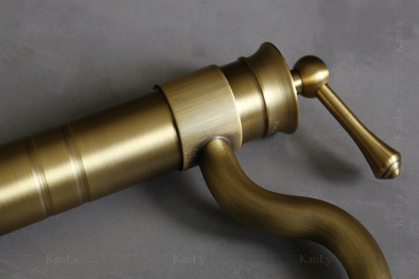 Vòi chậu nóng lạnh bằng đồng Kanly GCA16/V16