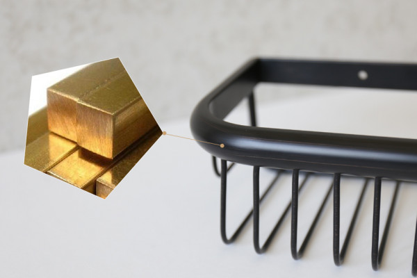 Kệ treo góc nhà tắm bằng đồng Kanly GCK29/29B