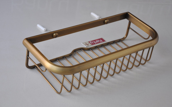 Kệ treo góc nhà tắm bằng đồng Kanly GCK29/29B