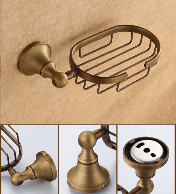 Giá để xà phòng bằng đồng Kanly GCK05B