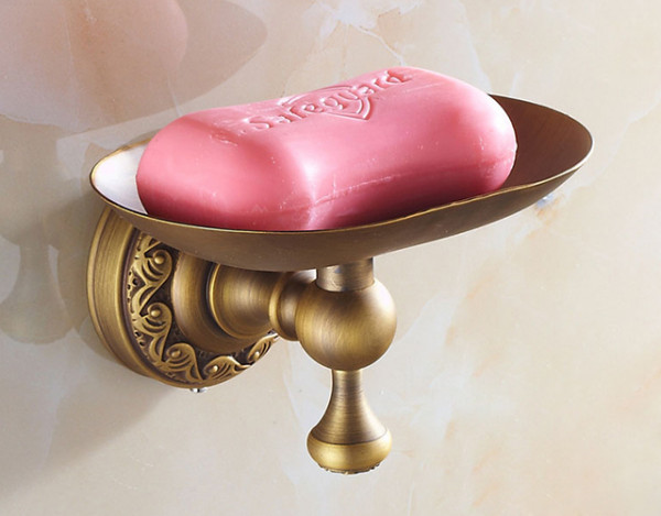 Giá để xà phòng bằng đồng Kanly GCH06