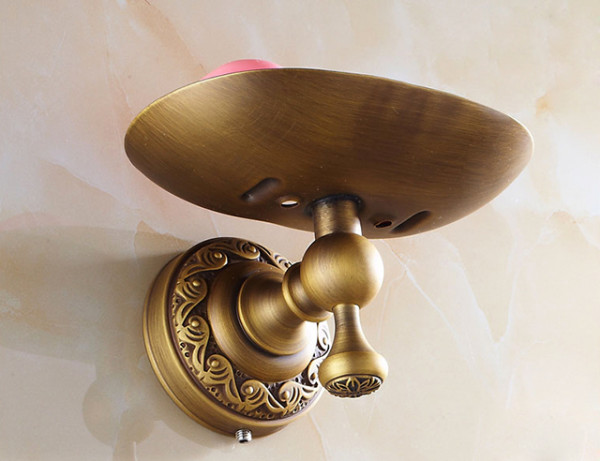 Giá để xà phòng bằng đồng Kanly GCH06