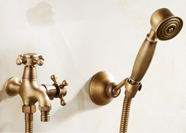 Bộ sen tắm lạnh bằng đồng Kanly GCS15