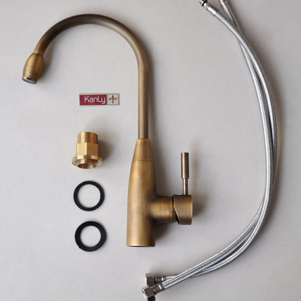 Vòi rửa bát nóng lạnh bằng đồng Kanly GCC01