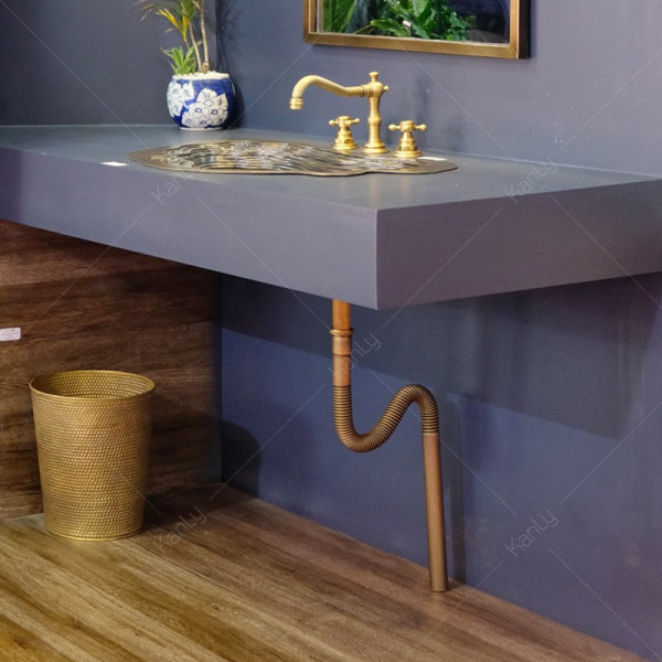 Ống co P ruột gà bằng đồng Kanly GCP06G