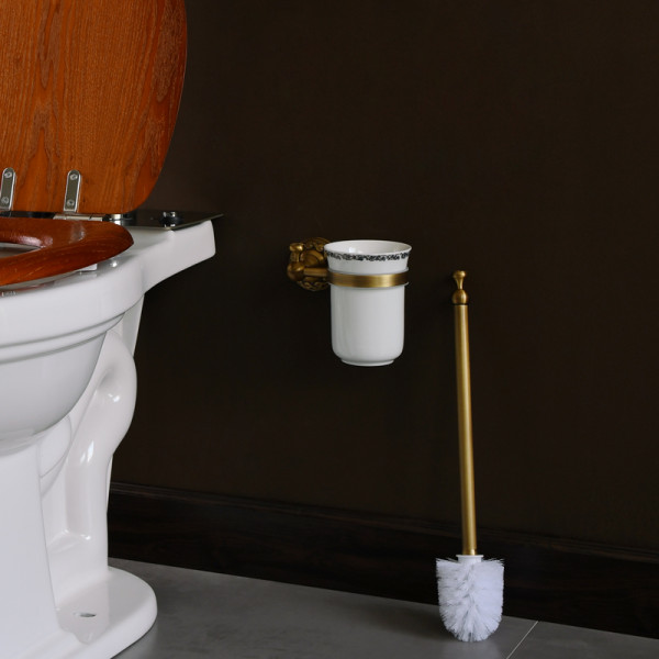 Giá để cọ toilet đồng Kanly GCH09