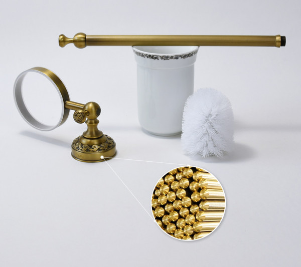 Giá để cọ toilet đồng Kanly GCH09